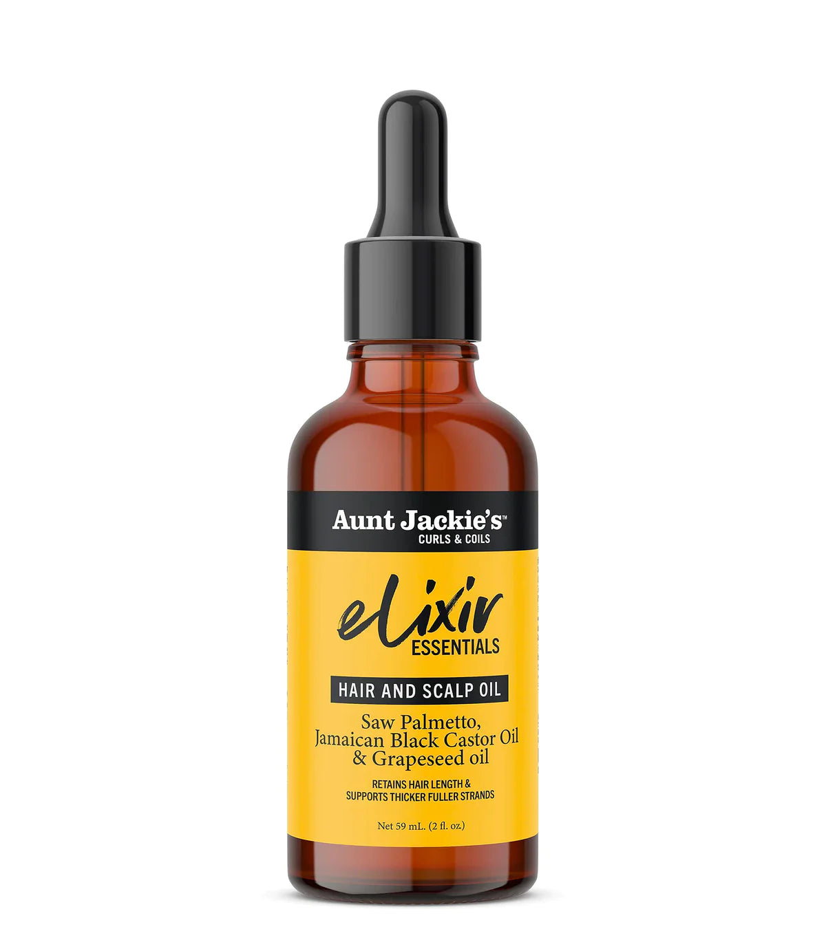 Elixir Essentials: Saw Palmetto & Jamaican Black Castor Hair & Scalp Oil