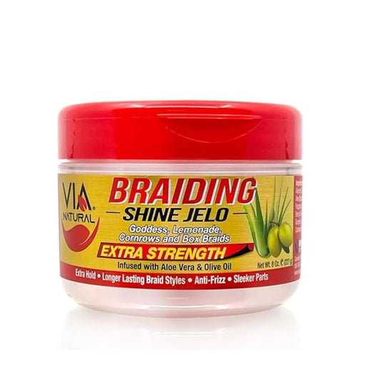Via Natural Braiding Shine Jelo Extra Strength