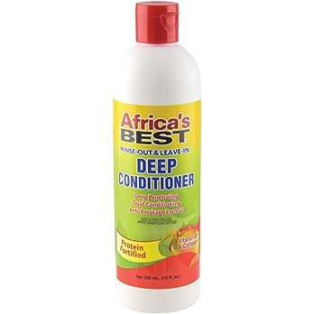 Africa's Best Rinse Out and Leave in Deep Conditioner, 12 Ounce