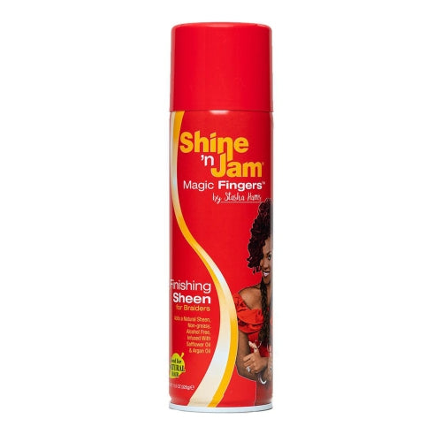 Shine'n Jam Magic Fingers Hair Spray Finishing Sheen for Braiders 11.05oz
