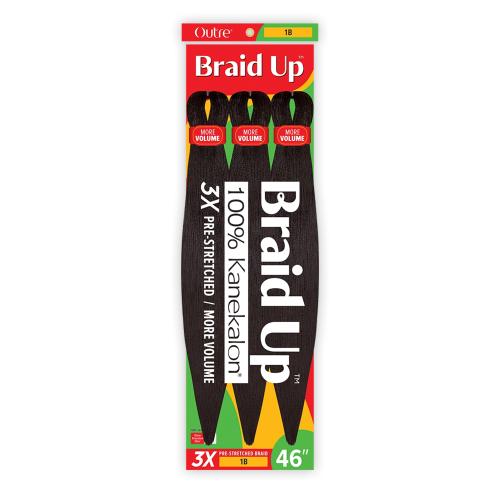 Outre Braids Braid Up Kanekalon 3X Pre Stretched Braid