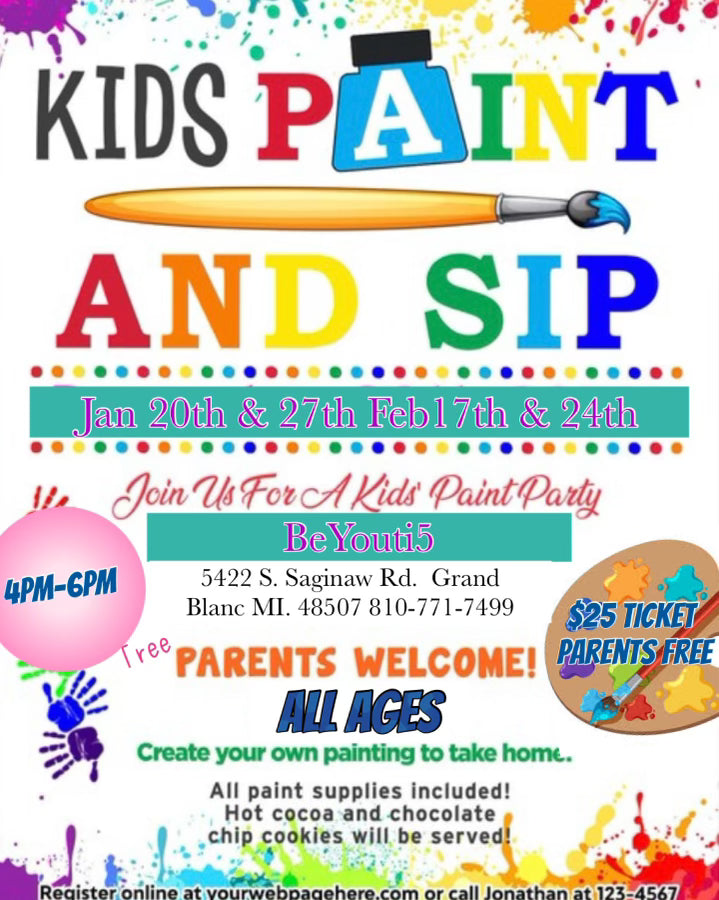 Kids Paint And Sip