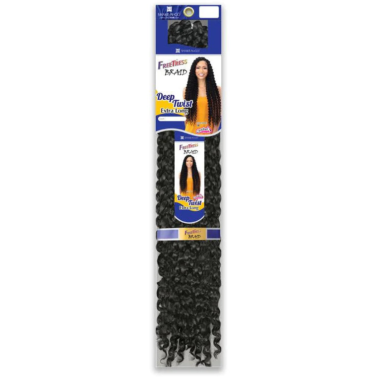 FreeTress Crochet Braids Deep Twist Extra Long