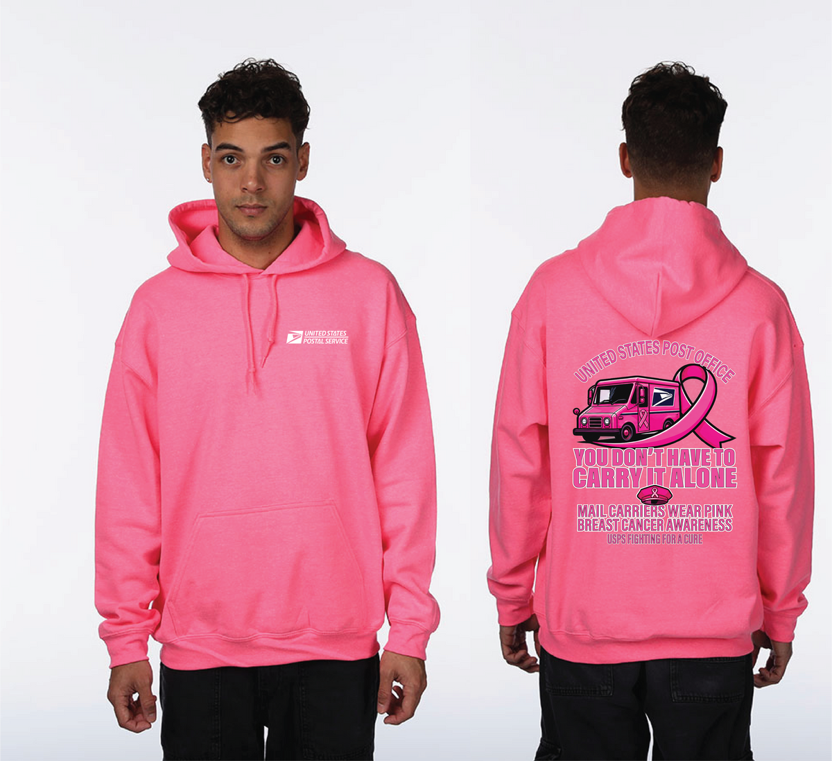 YOU DON'T HAVE TO CARRY IT ALONE USPS HOODIES