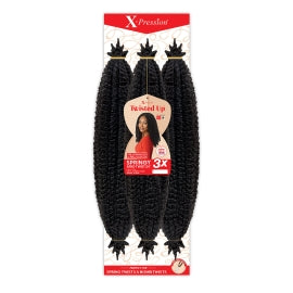 Outre Synthetic Hair Crochet Braids X-Pression Twisted Up 3X Springy Afro Twist 16"