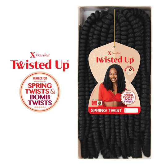 Outre Crochet Braids X-Pression Twisted Up Springy Spring Twist 8"